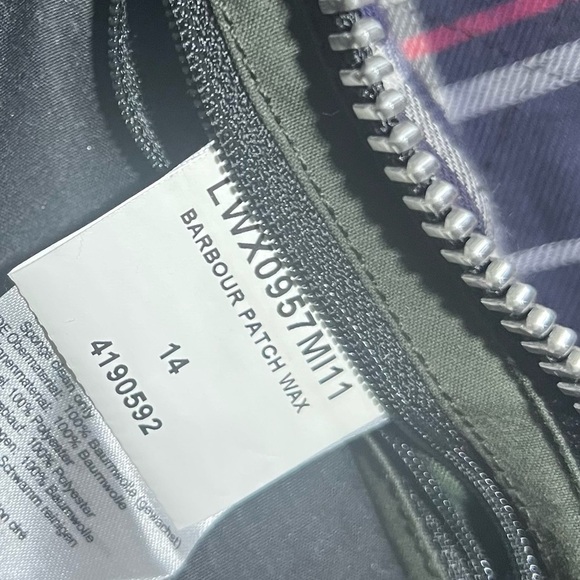 Barbour by Alexa Chung Patch Waxed Jacket US 10 - Picture 10 of 14